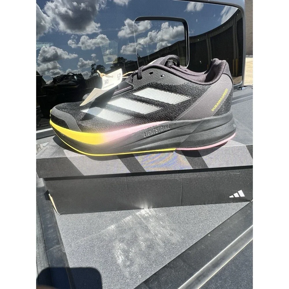 Adidas Duramo Speed M IE4036 Athletic Comfort Black Running Shoe Mens Size 12